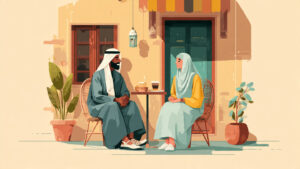 Ilustrasi 7 kata serapan bahasa Arab yang sering dipakai dalam bahasa Indonesia