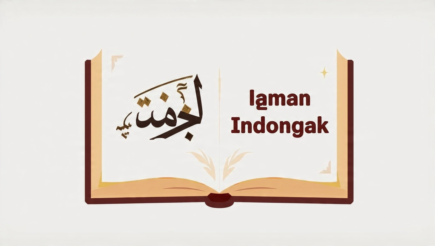 .`Ilustrasi buku berbahasa Arab diterjemahkan ke bahasa Indonesia, konsep kamus dan penerjemahan`
